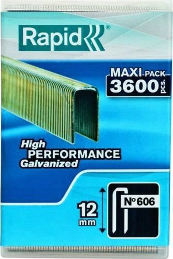 Συρραπτικά Rapid RAPID 3600 αρ. 606 12 mm γαλβανισμένα
