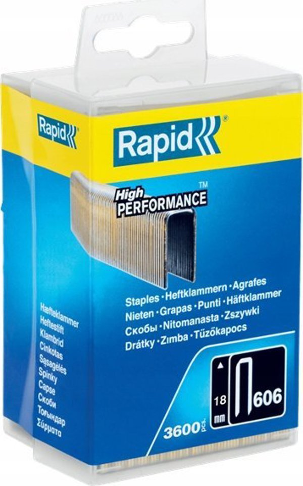 Συρραπτικά Rapid "Rapid" 606/18, 3600 τεμ. πλαστική σ.