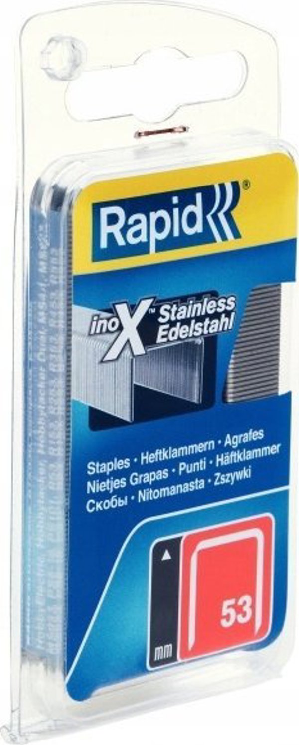 Συρραπτικά από ανοξείδωτο χάλυβα Rapid. χάλυβας "Rapid" 53/10 1080 τεμ.