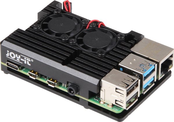 Θήκη Raspberry Pi Obudowa Armor Case Block Active Raspberry Pi 4B (RB-AlucaseP4+07FAN)