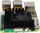 Ψύκτρα Raspberry Pi με ανεμιστήρα, Raspberry Pi 5 B, μαύρο
