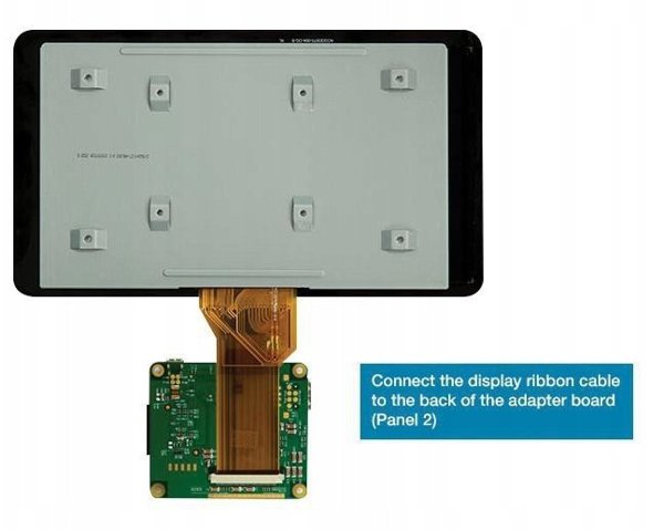 Κιτ Οθόνης Αφής 7" WVGA Raspberry Pi