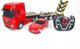 Rastar RASTAR truck with car RC Mercedes-Benz Actros Red/Yellow/Silver, 74940