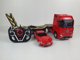Rastar RASTAR truck with car RC Mercedes-Benz Actros Red/Yellow/Silver, 74940