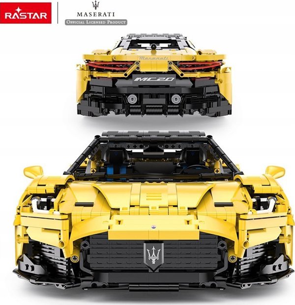 Rastar RASTAR 1:8 assemble car model Maserati MC20, 3457 parts, 93510