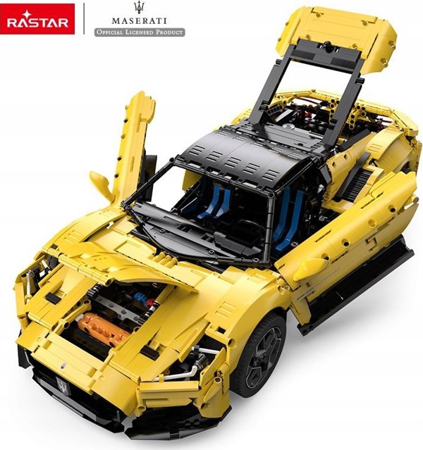 Rastar RASTAR 1:8 assemble car model Maserati MC20, 3457 parts, 93510