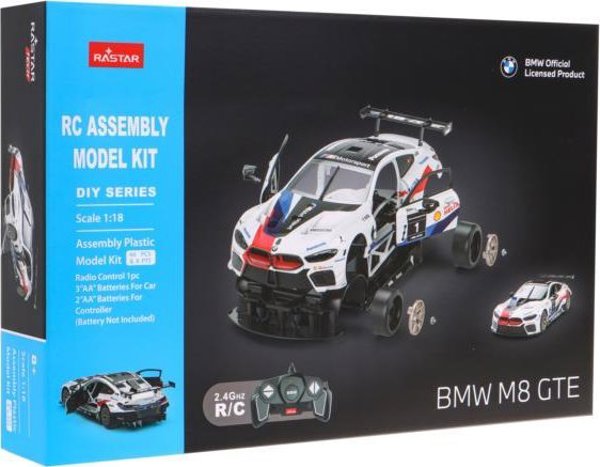 RASTAR R/C 1:18 μοντέλο αυτοκινήτου BMW M8 GTE, 97200