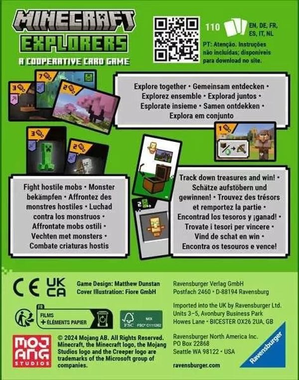 Ravensburger Gra planszowa Minecraft Explorers