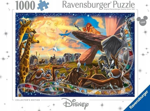 Ravensburger Παζλ 1000 Κλασικά Disney Ο Βασιλιάς των Λιονταριών