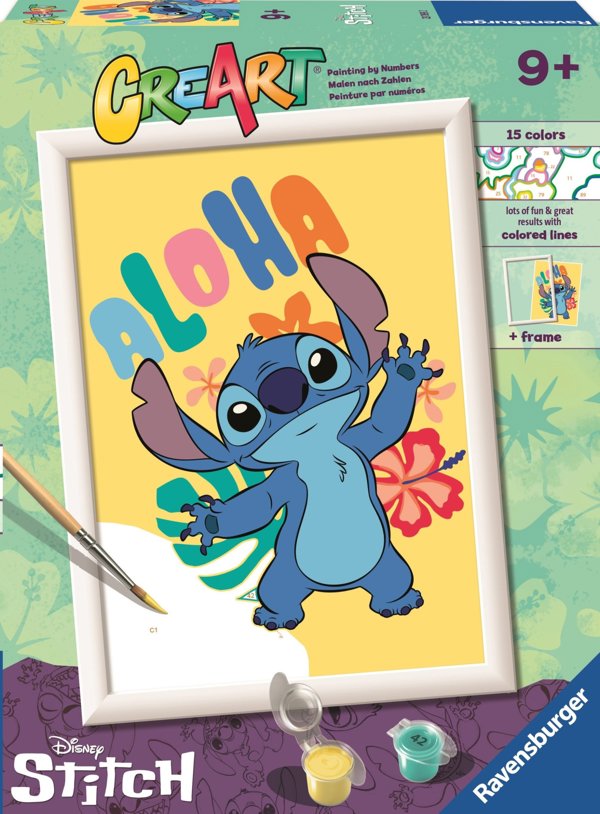 Ravensburger Ζωγραφική με αριθμούς CreArt για παιδιά Stitch