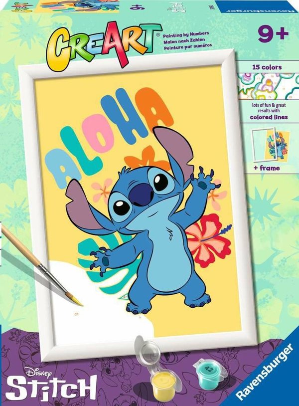 Ravensburger Ζωγραφική με αριθμούς CreArt για παιδιά Stitch
