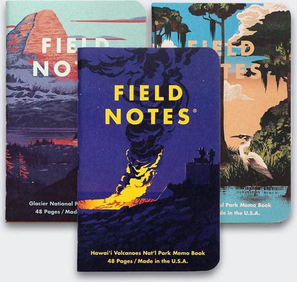 Σημειώσεις Field Notes Parki Narodowe USA Glacier Haw