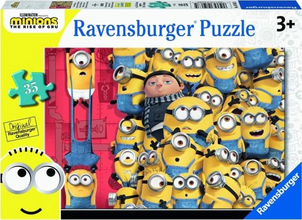 Ravensburger Παζλ Minions 35 Κομμάτια - Παιδικό Παιχνίδι Συναρμολόγησης