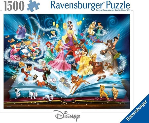 Ravensburger Ravensburger Παζλ Disney's μαγικό βιβλίο ιστοριών (1500 κομμάτια)