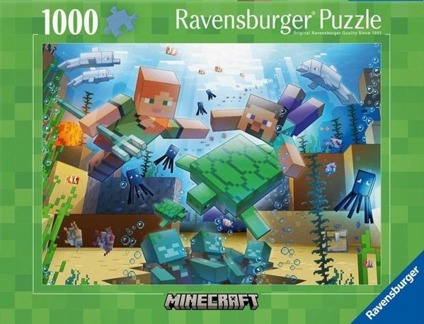 Ravensburger Παζλ 1000 Minecraft Μωσαϊκό