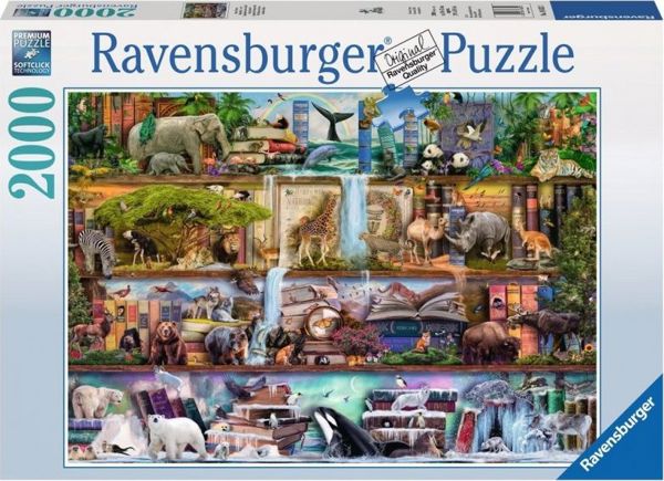 Ravensburger Παζλ 2000 κομμάτια - Βασίλειο των άγριων ζώων