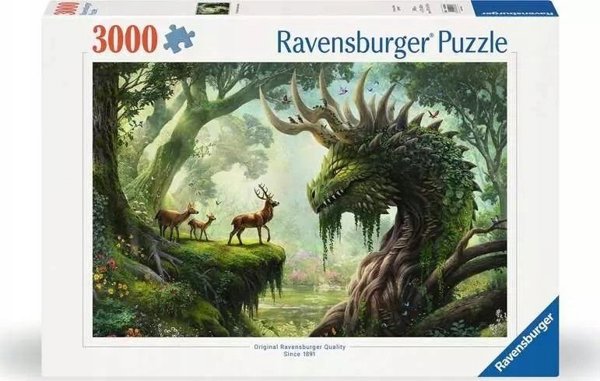 Ravensburger Παζλ 3000 Η Αφύπνιση του Δράκου του Δάσους