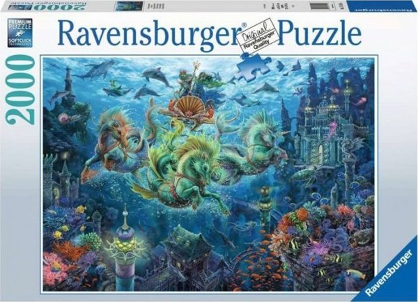Ravensburger Παζλ 2000 Κομμάτια - Κόσμος κάτω από το νερό