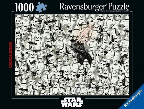 Ravensburger Παζλ 1000 Πρόκληση. Star Wars