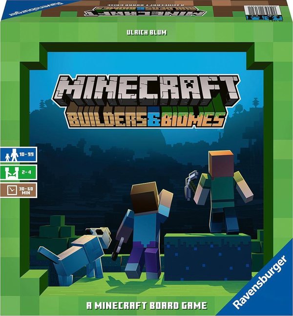 Επιτραπέζιο παιχνίδι Ravensburger Minecraft Builders & Biomes (LT, LV, EE), 27088