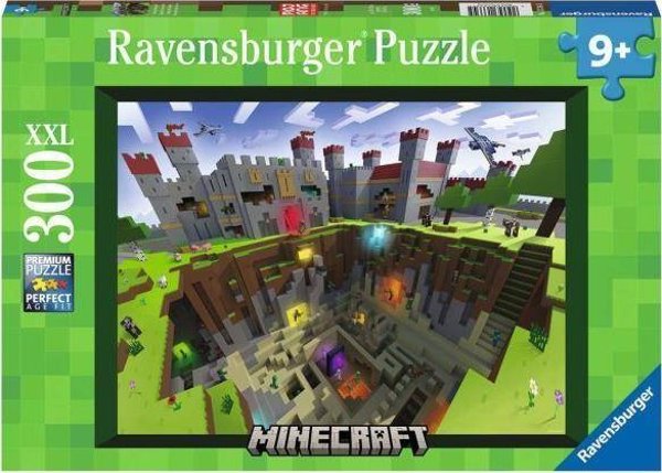Παζλ Ravensburger Minecraft 300 Κομμάτια XXL - Παιχνίδι Συναρμολόγησης