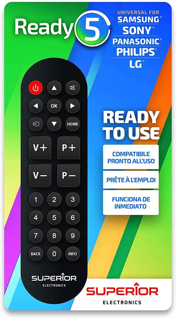 ΤΗΛΕΧΕΙΡΙΣΤΗΡΙΟ READY5 ΜΕ ΜΕΓΑΛΑ ΚΟΥΜΠΙΑ - ΠΡΟΓΡΑΜΜΑΤΙΣΜΕΝΟ