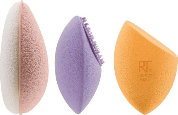 Real Techniques Σφουγγάρι Μακιγιάζ Real Techniques Sponge + Glow Radiance Complexion (3 τεμ)