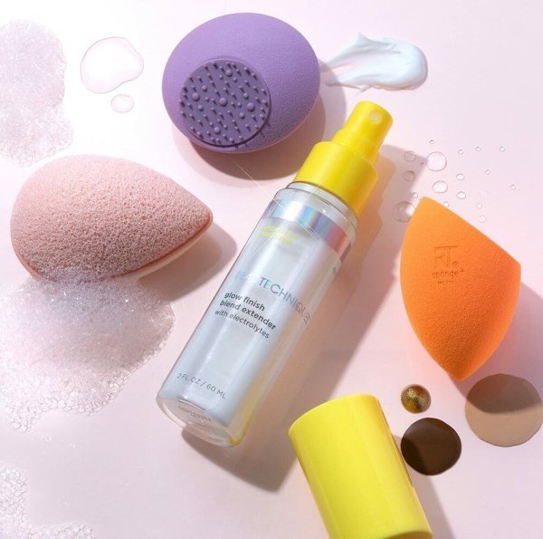 Real Techniques Σφουγγάρι Μακιγιάζ Real Techniques Sponge + Glow Radiance Complexion (3 τεμ)