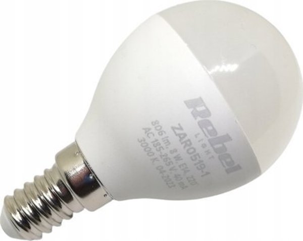 Λάμπα Led Rebel G45, 8W, E14, 3000K, 230V