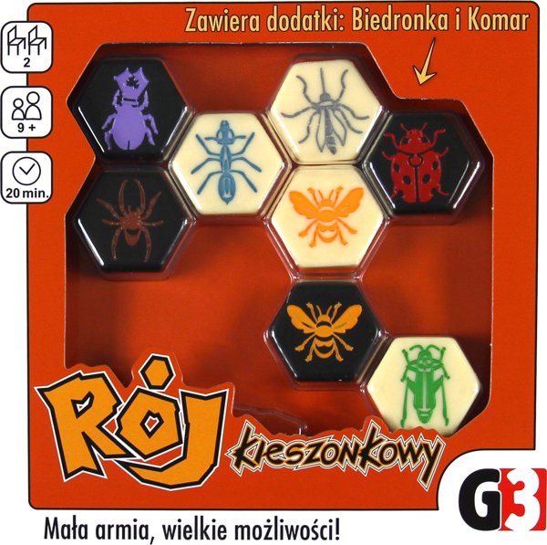 REBEL Λογικό παιχνίδι Rebel Hive τσέπης με επεκτάσεις Κουνούπι και Πασχαλίτσα