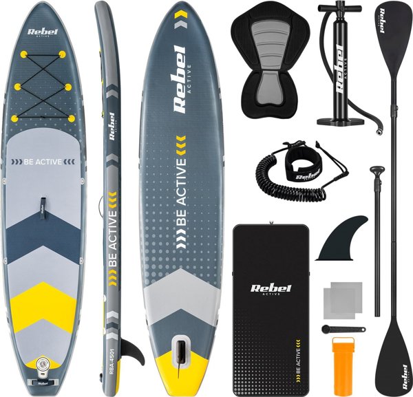 Rebel Σανίδα SUP REBEL ACTIVE με κάθισμα 350x81x15, σετ RBA4501
