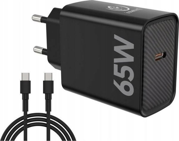 Προσαρμογέας Rebeltec PD65W USB-C καθολικός για φορητούς υπολογιστές, smartphones, tablets, power banks και άλλες συσκευές με θύρα φόρτισης USB-C