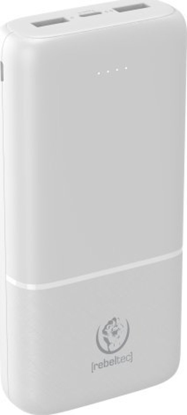 Φορητός φορτιστής Rebeltec P20 20000mAh Λευκός