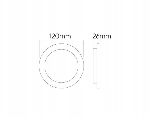 ΕΝΤΟΙΧΙΣΜΕΝΟ ΦΩΤΙΣΤΙΚΟ LED MOLLY 40K 9W 900LM