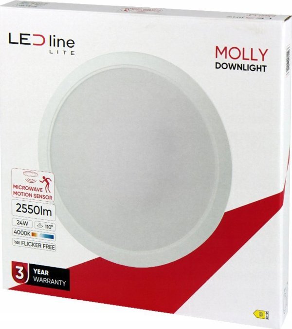 ΕΝΤΟΙΧΙΖΟΜΕΝΟ ΦΩΤΙΣΤΙΚΟ LED MOLLY 30-60K 18W 1900