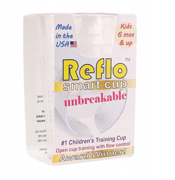 Reflo Reflo ΝΕΟ ΑΘΡΑΥΣΤΟ εκπαιδευτικό κύπελλο για παιδιά διάφανο