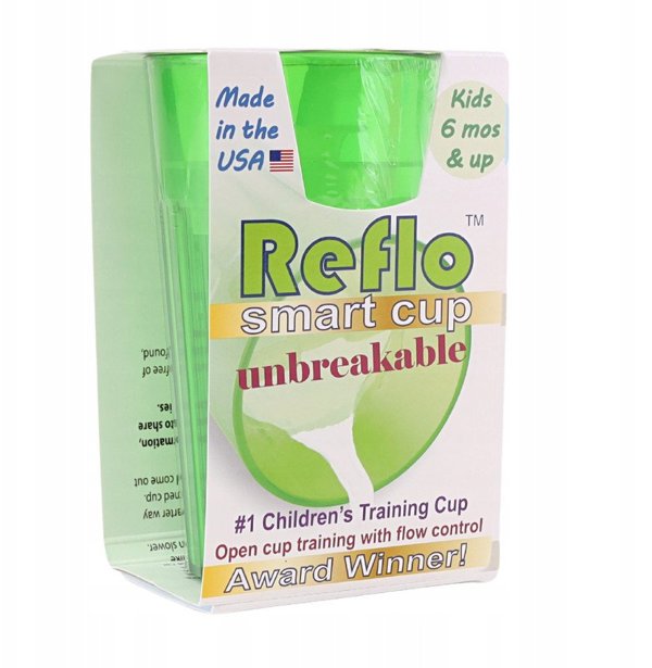 Reflo Reflo NOWY NIETΛΟΥΚΑΚΟΣ εκπαιδευτικό κύπελλο για παιδιά πράσινο