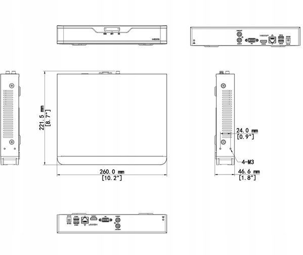 Καταγραφικό IP NVR301-16B-IQ 16 καναλιών Uniview