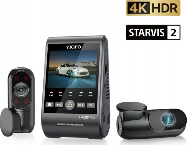 Καταγραφικό Viofo Καταγραφικό Βίντεο VIOFO A229 PRO 3CH-G GPS