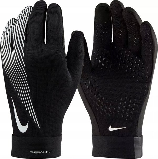 Γάντια Nike Academy Therma-FIT μαύρο-λευκό HF0546 011 L