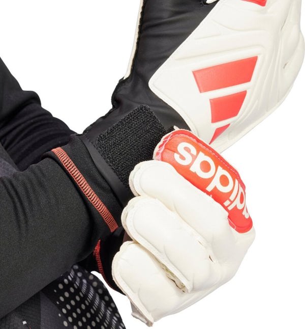 Γάντια τερματοφύλακα Adidas Copa Club λευκό-πορτοκαλί JH3789 7