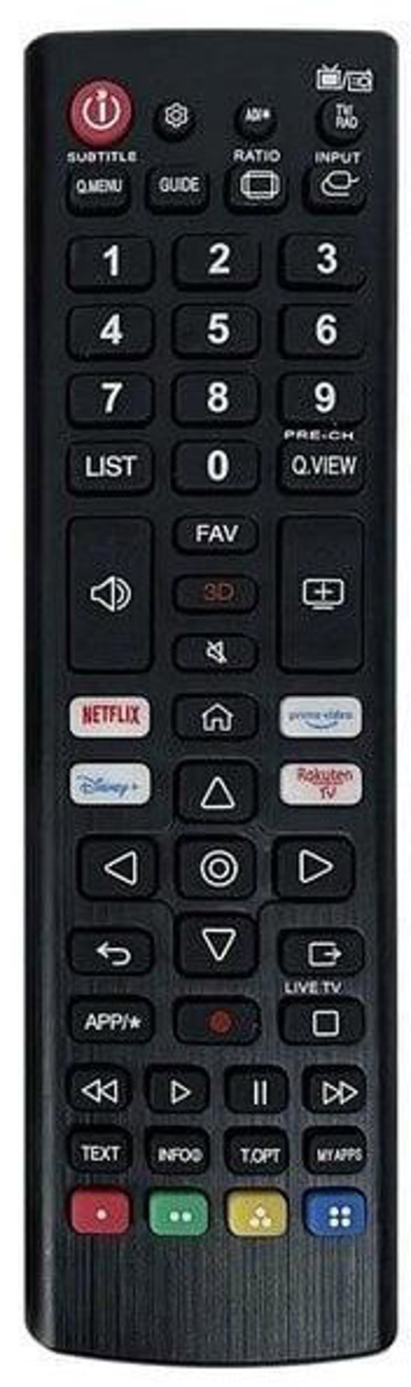 ΤΗΛΕΧΕΙΡΙΣΤΗΡΙΟ ΣΥΜΒΑΤΟ ΜΕ LG TV P019805