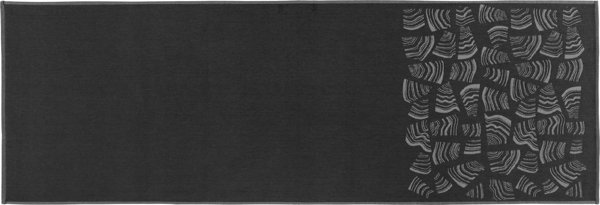 ΚΑΛΥΜΜΑ ΚΑΘΙΣΜΑΤΟΣ ΣΑΟΥΝΑΣ RENTO PINO ΜΑΥΡΟ 50X150CM