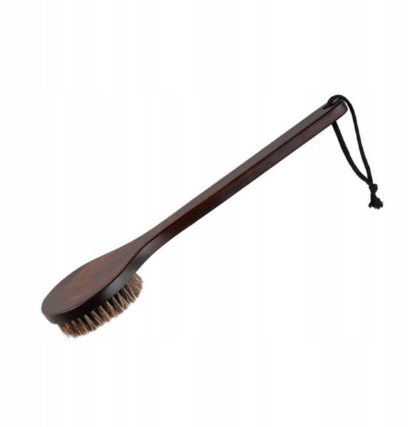 ΒΟΥΡΤΣΑ ΜΠΑΝΙΟΥ BAMBOO ΣΚΟΥΡΟ 37X10.5CM