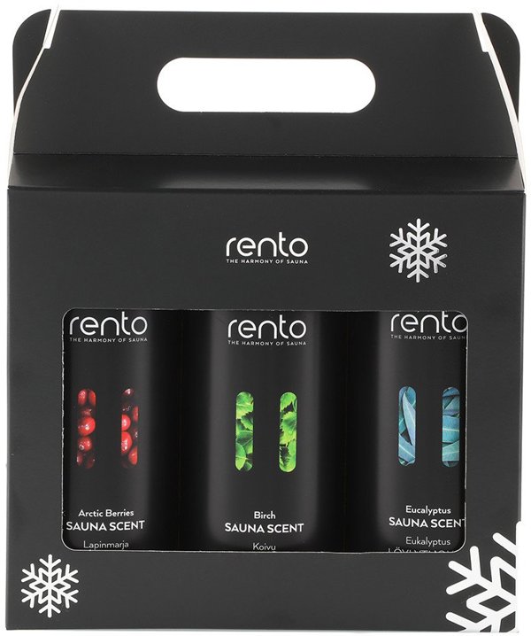 RENTO SAUNA SCENT GIFT BOX 3 X 400 ML