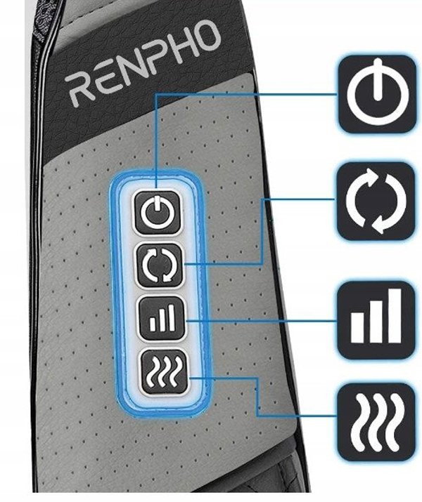 RENPHO Neck massager - Shoulder neck massager with heat Black