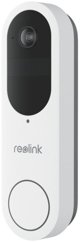 Κουδούνι Βίντεο REOLINK WiFi - Λευκό 2K | 4MP | Ενσύρματο & Μπαταρίας