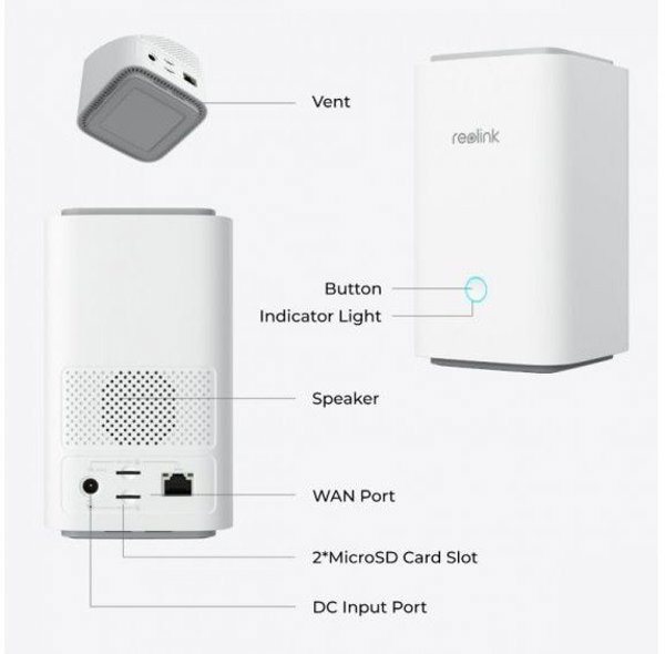 Reolink Home Hub Kit σύστημα παρακολούθησης, Home Hub + 2 x Altas