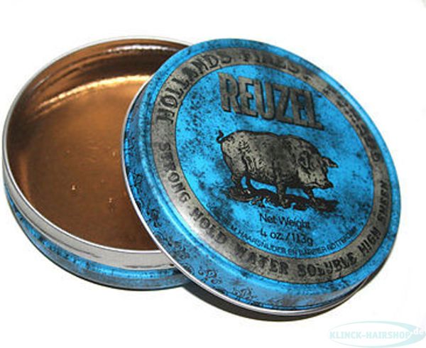 Reuzel Hollands Finest Pomade ισχυρή πομάδα με βάση το νερό Blue 113g