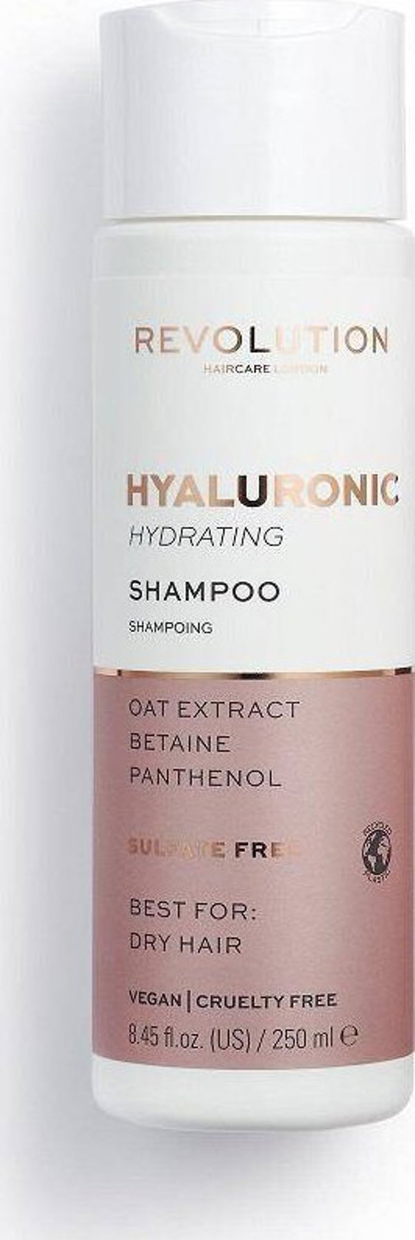 Revolution Haircare Hyaluronic Hydrating Shampoo Ενυδατικό Σαμπουάν με Υαλουρονικό οξύ 250ml